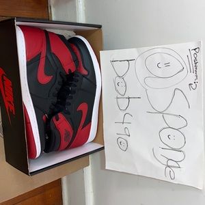 JORDAN 1 RETRO BRED “ BANNED “ ( 2016 ) (Size 9.5)